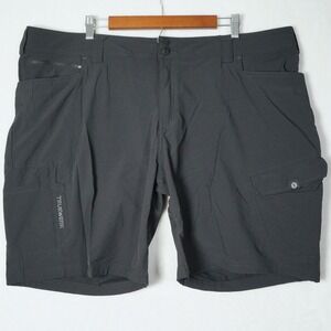 Truewerk T1 Werkshort Mens 44W 9L Dark Gray Technical Work Cargo Shorts Stretch